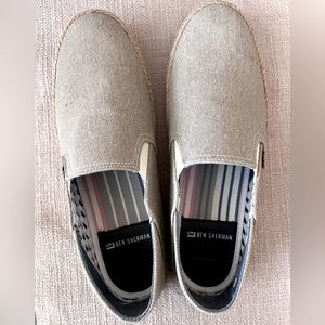 Ben Sherman Linen Slip-on Shoes